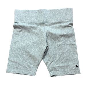 Nike Gray Heathered Compression Shorts
